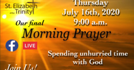 Morning Prayer - July 16th, 2020