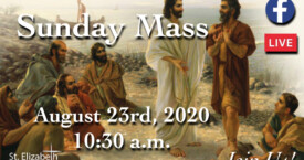 21st Sunday in OT - August 23rd, 2020