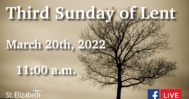 Third Sunday of Lent - March 20th, 2022