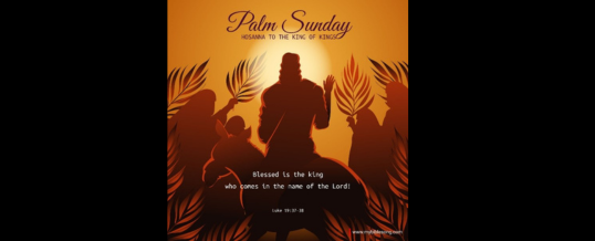 Homily – April 13th, 2025 – Passion Sunday